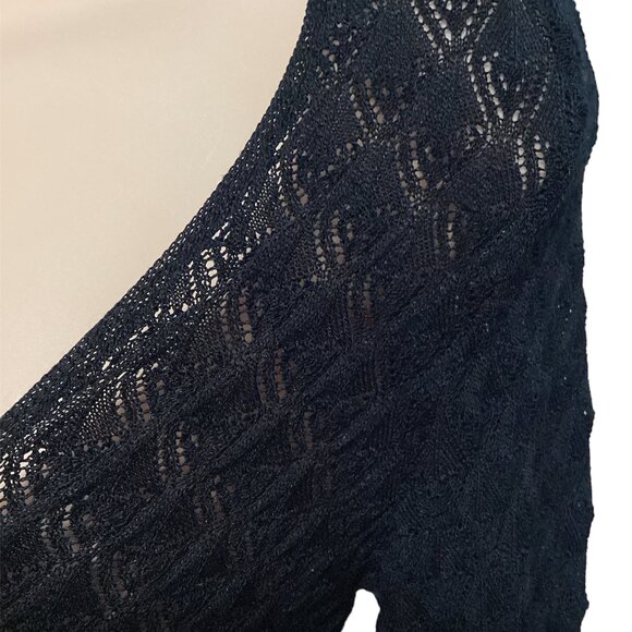 Zara Black Top Size M - Picture 3 of 7